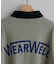 【ユニセックス】WEARWELL衿PUハーフジップスウェット