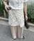 レース花柄巻きスカート