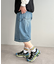 【ユニセックス】デニムハーフパンツ