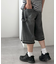 【ユニセックス】デニムハーフパンツ