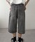 【ユニセックス】デニムハーフパンツ