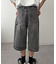 【ユニセックス】デニムハーフパンツ