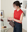 サラモチ衿付き前開きノースリーブ《WEB限定カラーあり》