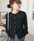 【吸放湿性】シルククルーカーディガン