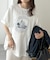 【ユニセックス】スーベニアモノクロモチーフTシャツ《WEB限定カラーあり》