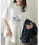 【ユニセックス】スーベニアモノクロモチーフTシャツ《WEB限定カラーあり》