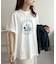 【ユニセックス】スーベニアモノクロモチーフTシャツ《WEB限定カラーあり》