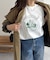 【ユニセックス】スーベニアモノクロモチーフTシャツ《WEB限定カラーあり》