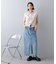 サラモチ衿付き半袖カーディガン《WEB限定カラーあり》