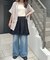 【umm.】2WAYフレアミニスカート