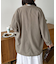 【ユニセックス】テックリネンビッグシャツジャケット《WEB限定カラーあり》