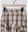 【umm.】チェックフリルスカート