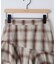 【umm.】チェックフリルスカート