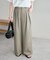 杢調デザインワイドパンツ