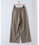 杢調デザインワイドパンツ