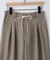 杢調デザインワイドパンツ