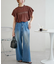 ライトデニムワイドパンツ