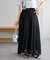 シアーボリュームフレアスカート