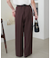 タックストレートパンツ