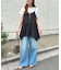 アシメヘムレースキャミチュニック
