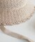 レース編みスリットハット