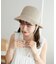 レース編みスリットハット