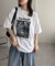 【WEB限定】THROUGH WHISPEREDモノクロフォトビッグ半袖Tシャツ