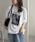 【WEB限定】THROUGH WHISPEREDモノクロフォトビッグ半袖Tシャツ