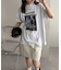 【WEB限定】THROUGH WHISPEREDモノクロフォトビッグ半袖Tシャツ