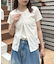 【umm.】小花柄パターンメッシュアンサンブル