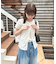 【umm.】小花柄パターンメッシュアンサンブル