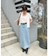 【umm.】小花柄パターンメッシュアンサンブル