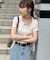 【umm.】小花柄パターンメッシュアンサンブル