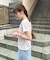 【umm.】小花柄パターンメッシュアンサンブル