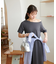【2WAY仕様/低身長サイズあり】ワンショル半袖カットワンピース
