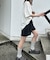 【umm.】フリルレースショートパンツ