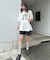 【umm.】フリルレースショートパンツ