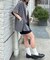 【umm.】フリルレースショートパンツ
