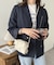 メッシュ編みミニショルダーバッグ