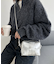 メッシュ編みミニショルダーバッグ