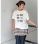 【umm.】チェックバルーンミニスカート