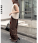【新色追加/サイズ展開あり/春夏素材】ライトオンス裏毛センタープレスワイドパンツ