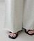 【新色追加/サイズ展開あり/春夏素材】ライトオンス裏毛センタープレスワイドパンツ