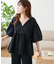 前後2way袖バルーンブラウス