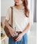 ベロア5分袖Tシャツ