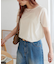 ベロア5分袖Tシャツ