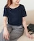 ベロア5分袖Tシャツ