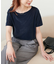 ベロア5分袖Tシャツ