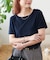 ベロア5分袖Tシャツ