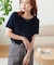 ベロア5分袖Tシャツ